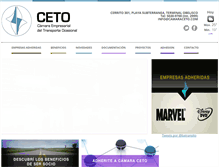 Tablet Screenshot of camaraceto.com